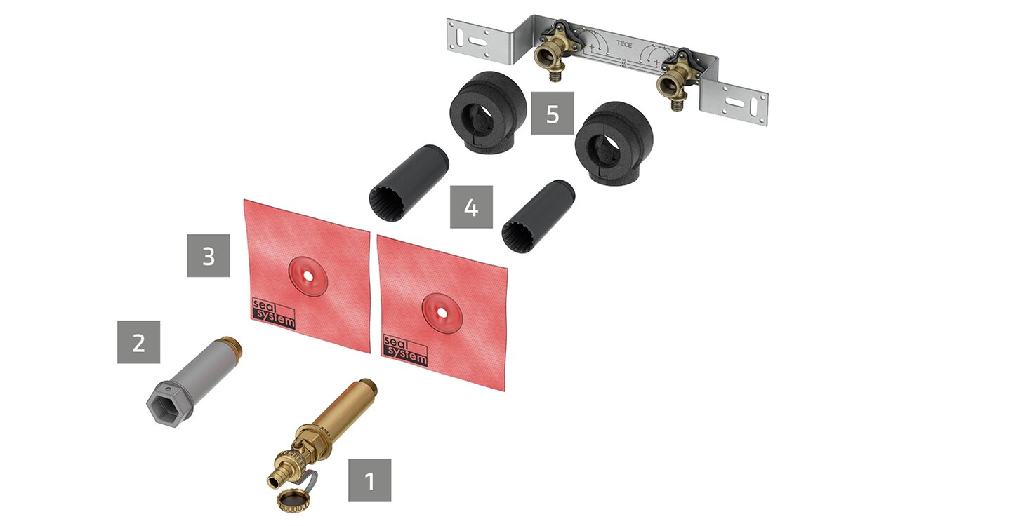 Das TECE Seal System Abdichtungsset wurde um clevere weitere Lösungen ergänzt.