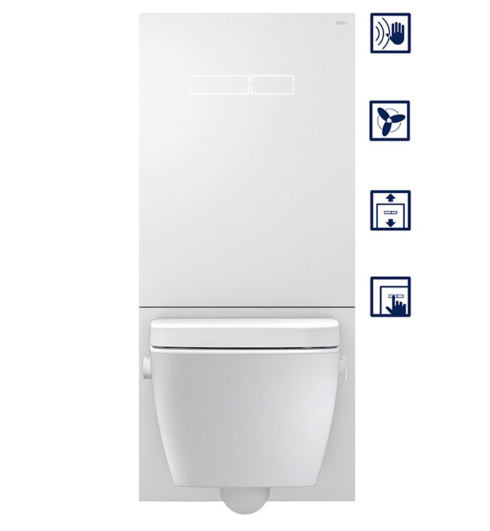 TECElux optimiert den Nutzerkomfort individuell – und unabhängig von der WC-Keramik