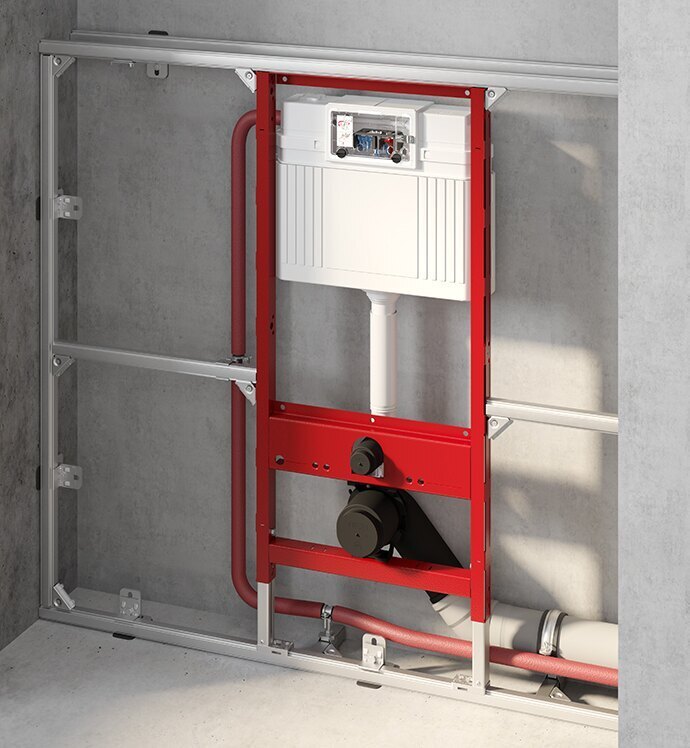 Installationswand mit WC-Modul - TECEprofil