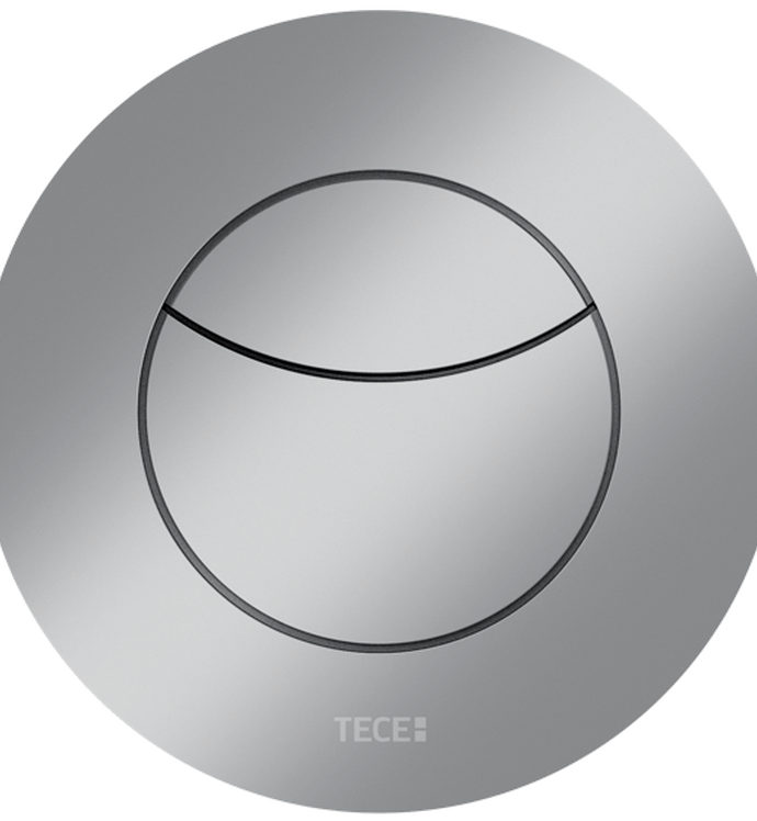 TECEflushpoint round chrome matt