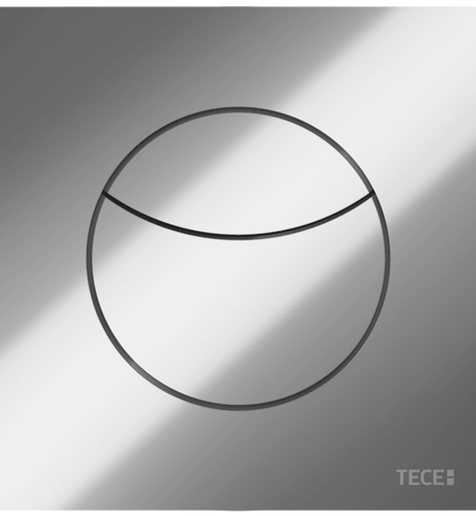TECEflushpoint square chrome