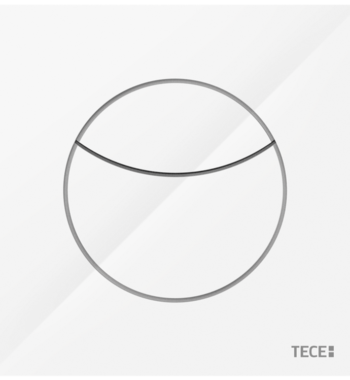 TECEflushpoint square white