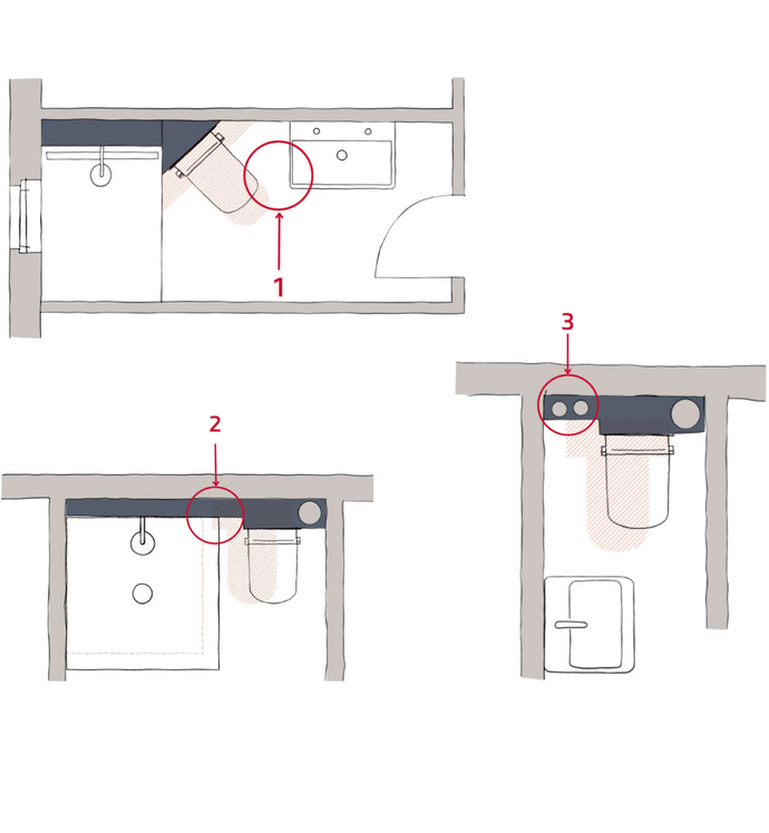 cassetta WC compatta