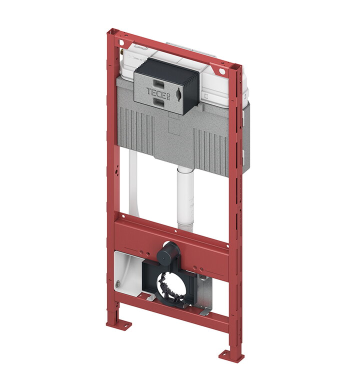 TECEprofil WC-Modul mit Uni-Spülkasten, für den universellen Anschluss eines Dusch-WCs, Bauhöhe 1120 mm