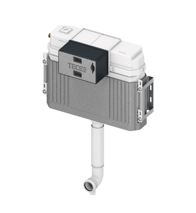 TECEbox toilet connection unit with Uni cistern, WRAS approval, installation height 1060 mm