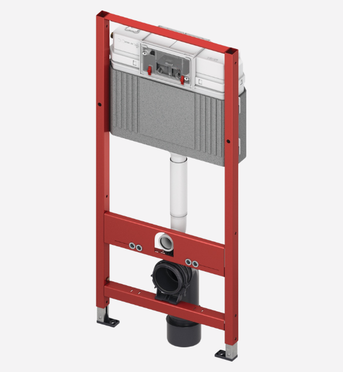 TECEconstruct toilet module with Uni cistern, installation height 1120 mm