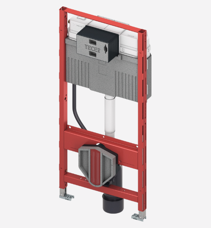 TECEprofil toilet module "Design" with Uni cistern, WRAS approval, installation height 1120 mm