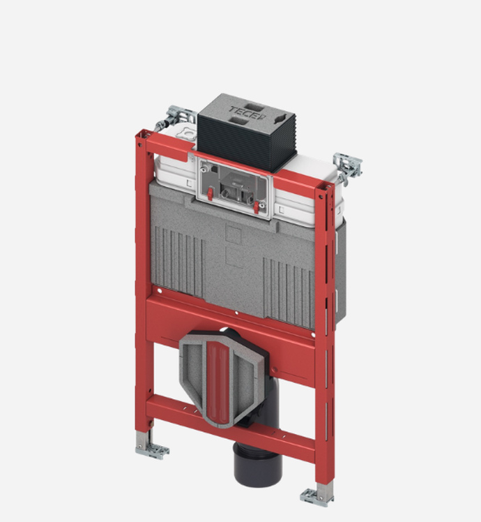 TECEprofil toilet module Design with Uni cistern, WRAS approval, installation height 820 mm