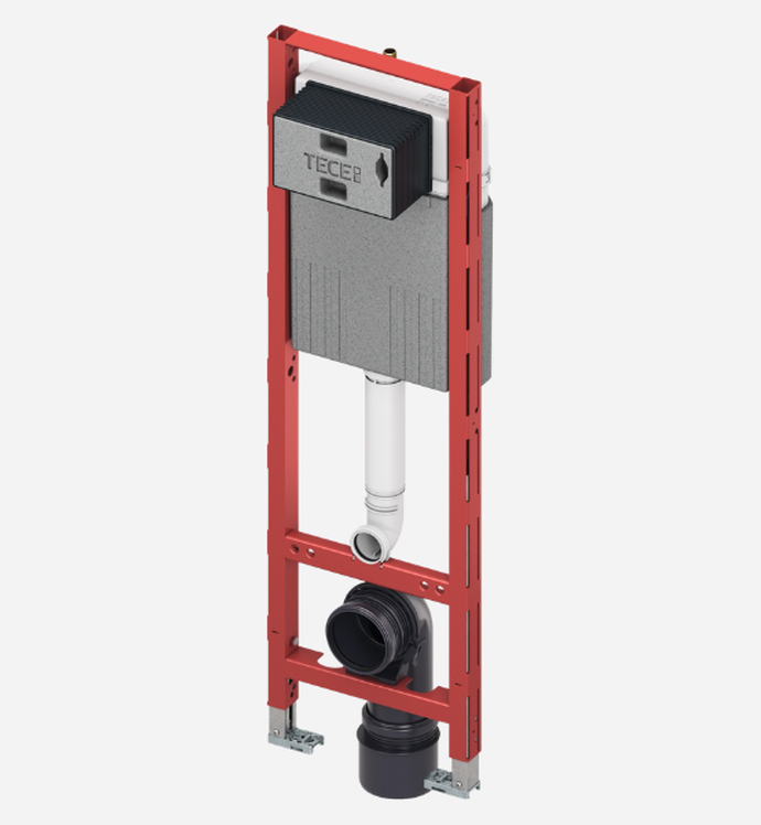 TECEprofil toilet module with Compact 320 cistern, installation height 1120 mm