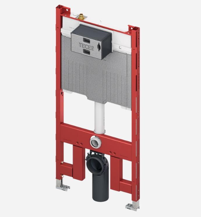 TECEprofil toilet module with Octa II cistern 8 cm, installation height 1120 mm