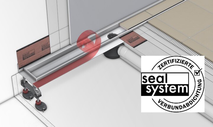 TECEdrainline Wandaufkantung - Seal System