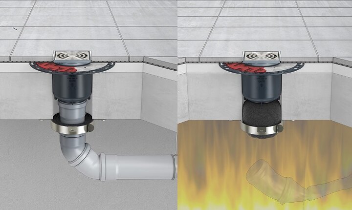 TECEdrainpoint S - FireStop