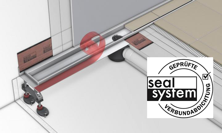 Drainline Sealsystem - geprüfte Verbundabdichtung