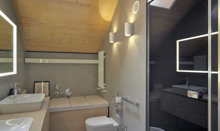 TECEsquare II Metallo nel bagno della Passive House