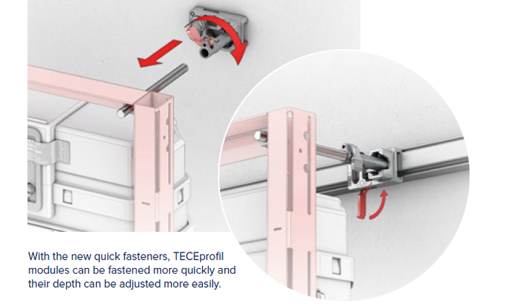 TECEprofil Schnellverschlüsse - Magazin
