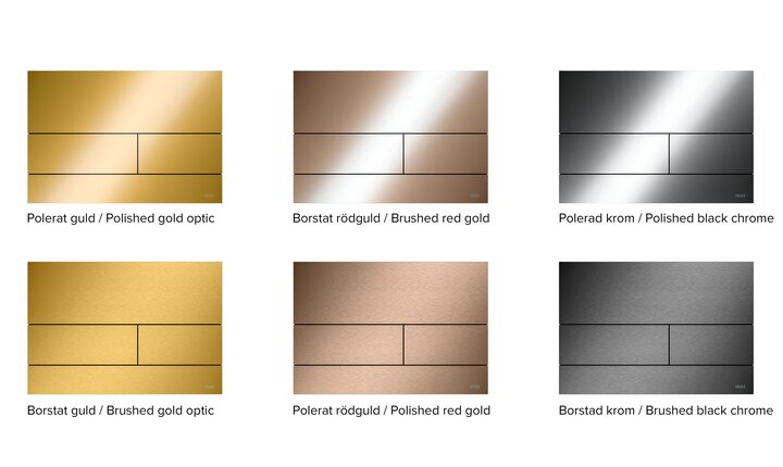TECEsquare spolknappar metallic