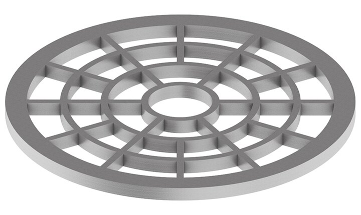 Haarsieb aus Edelstahl zum Einlegen in die TECEdrainline Duschrinne