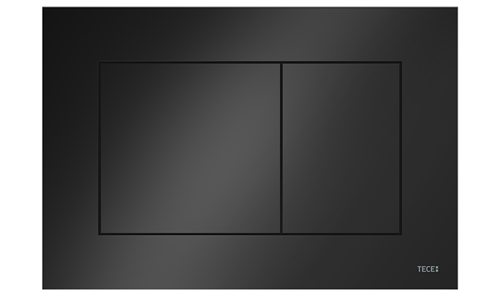 TECEnow WC-Betätigungsplatte Schwarz matt