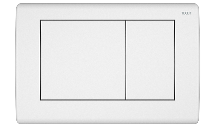 TECEplanus WC-Betätigungsplatte weiß seidenmatt