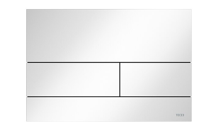 TECEsquare Metall WC-Betätigungsplatte weiß