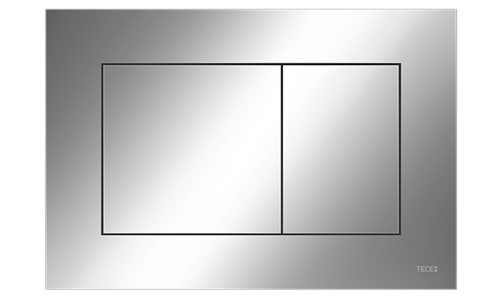 WC-Betaetigungsplatte TECEnow Chrom glaenzend