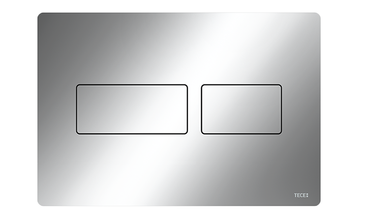 WC-Drueckerplatte TECEsolid Chrom glaenzend