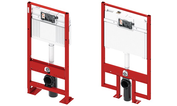 TECEconstruct dry-wall-modules are available with the TECE Uni and TECE Octa cistern
