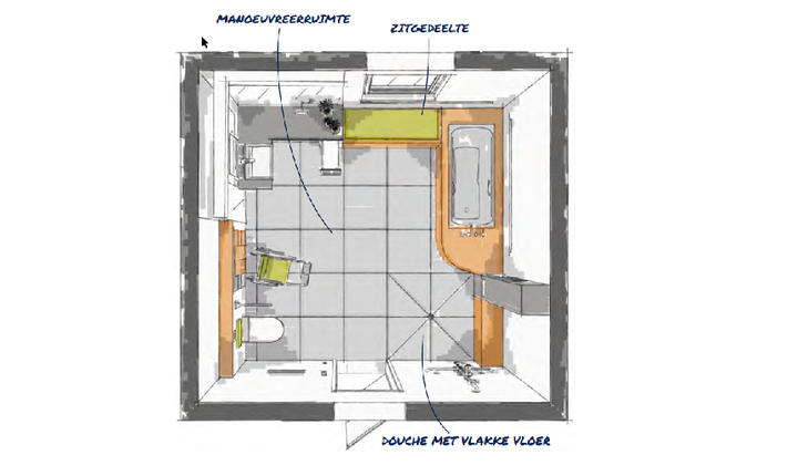 Motel Vader fage regering Een levensloopbestendige badkamer | TECE Nederland