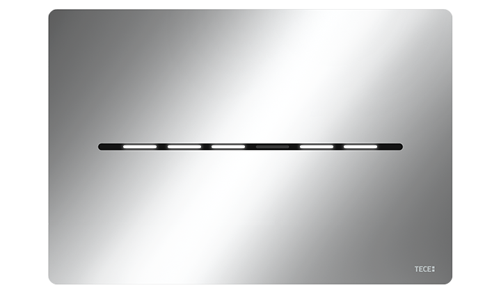 TECEsolid WC-Elektronik-Betätigungsplatte Chrom glänzend