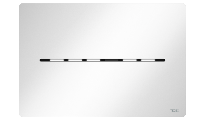 TECEsolid WC-Elektronik-Betätigungsplatte weiß glänzend