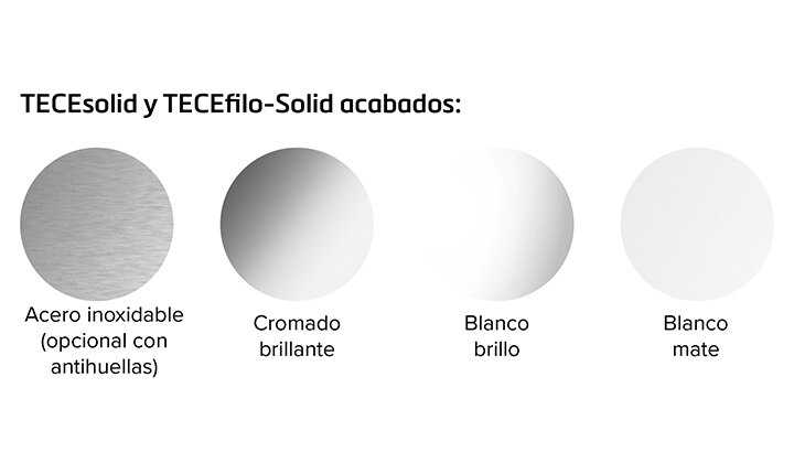 TECEsolid y TECEfilo-Solid acabados