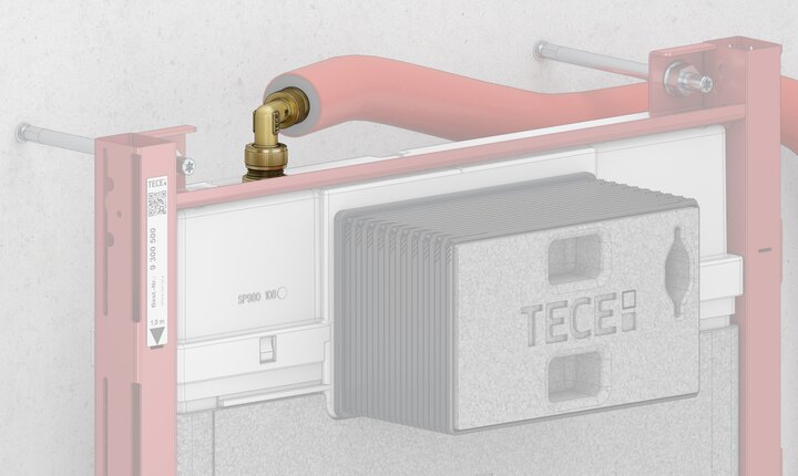 The new water connection of the cistern has a 1/2” external thread and is compatible with quick adapters.