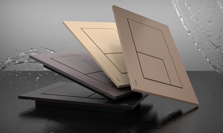 TECEvelvet toilet flush plate – A Touch of Magic | TECE Lietuva