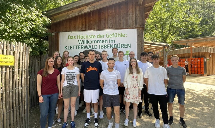Team day at the Kletterwalt Ibbenbüren