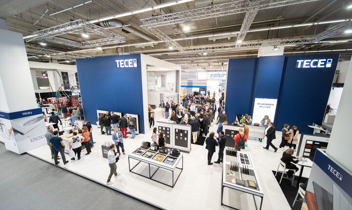 Impression des TECE-Messestands auf der ISH 2023