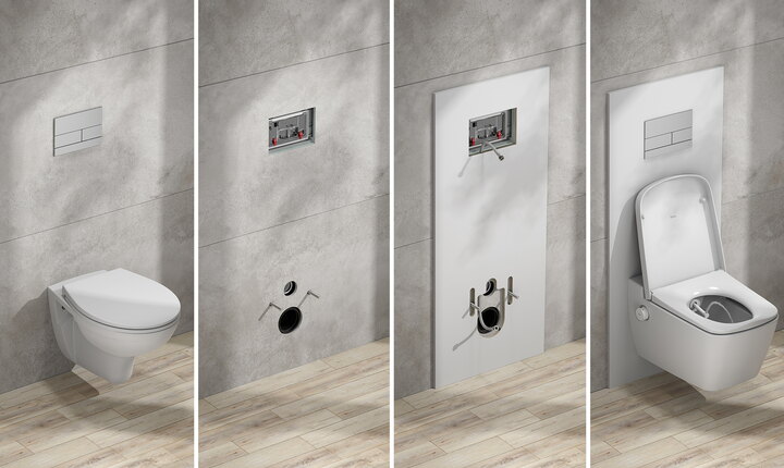 Nachrüstplatte TECE Dusch-WC