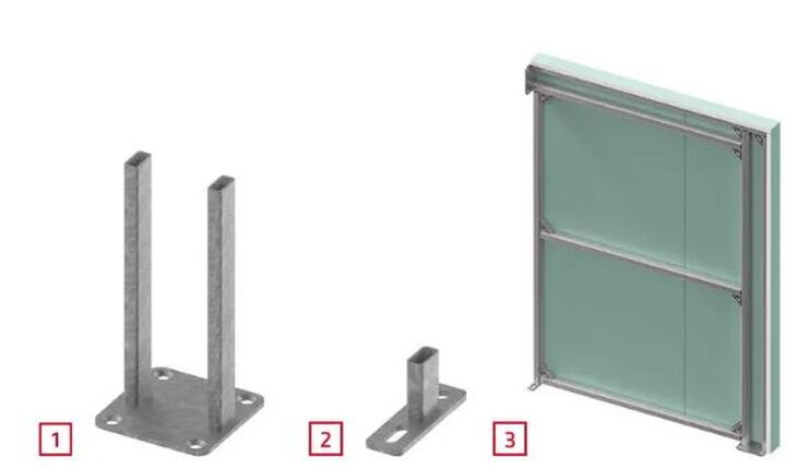 Schlanke Sichtschutzwände