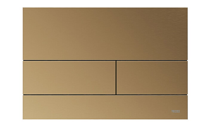 Spolknapp TECEsquare - borstad brons