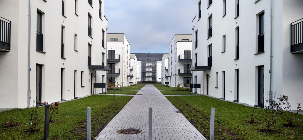 Wo einst Soldaten untergebracht waren, befindet sich heute ein neuer Stadtteil mit modernem Wohnraum.