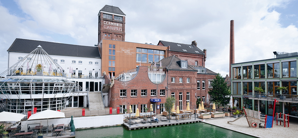 Once a brewery site, now a modern lifestyle neighbourhood: the Germania Campus in Münster. 122 micro-apartments have been built there. Frank Peterschröder