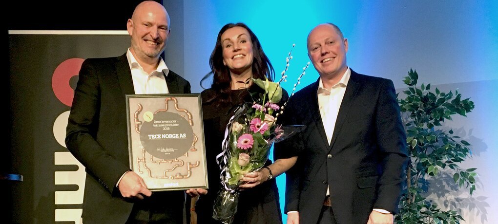 Comfort-kjeden kåret TECE Norge til årets tekniske leverandør