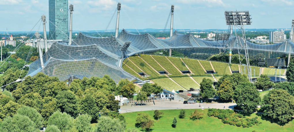 Fliegende Bauten - Münchner Olympiastadions