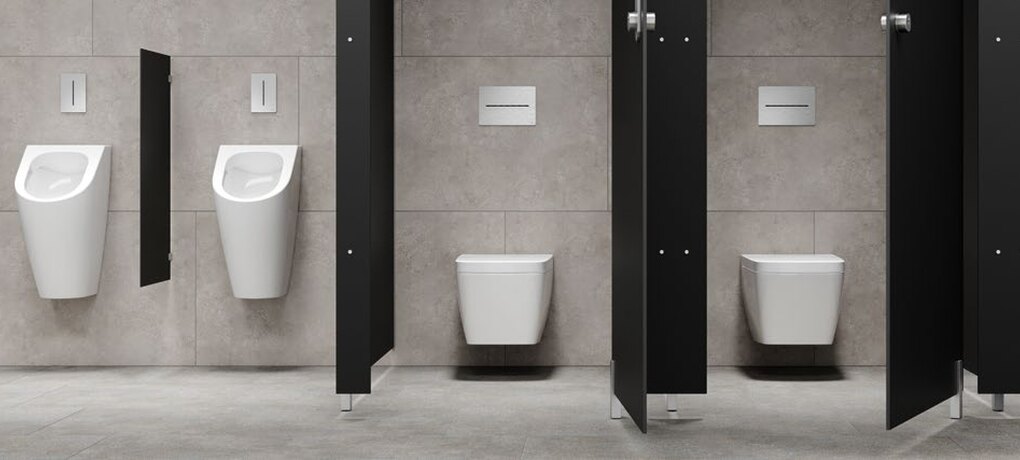 TECEsolid WC-Elektronik verfügt über eine berührungslose WC-Elektronik. Sie ist eine robuste und wassersparende Betätigung für den öffentlichen Bereich und verfügt über eine selbsterklärende Zwei-Mengen-Spültechnik.