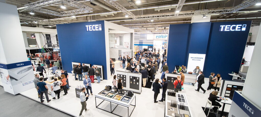 Impression des TECE-Messestands auf der ISH 2023