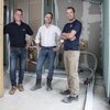 Von links: Frank Demann (Technischer Vertrieb TECE), Dim Hemeltjen (Bauleitung Center Parcs), Jens Steinbrink (Projektleiter Steinbrink).