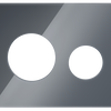 TECEloop skleněná krycí deska šedě-modrá