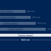 Das Duschprofil TECEdrainprofile ist jetzt auch in einer Länge von 1600 mm verfügbar.