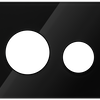 „TECEloop“ viršutinė dalis iš juodo stiklo