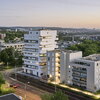 Der Wohnturm in Stuttgart setzt ein architektonisches Ausrufezeien. Foto: Juergen Pollak