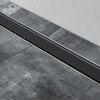 TECEdrainline schwar Glas satiniert